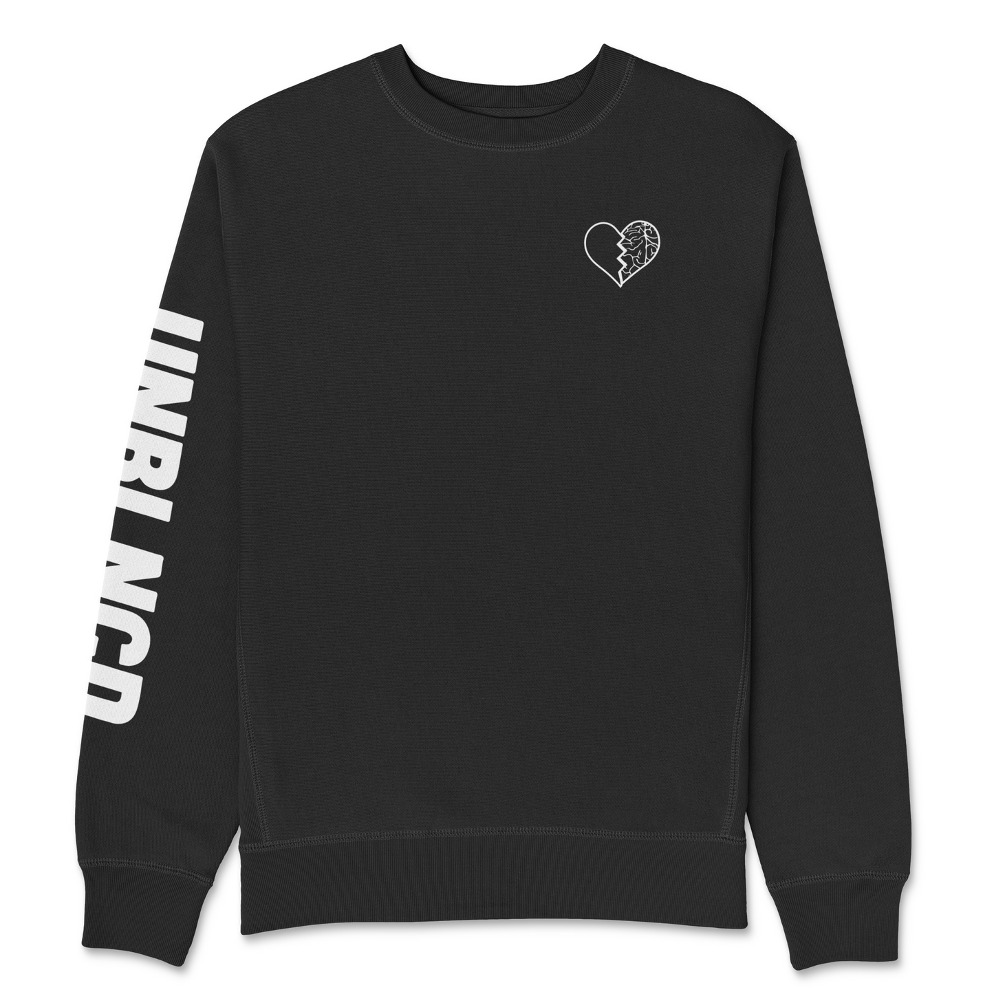 Black “Unblncd” Crewneck